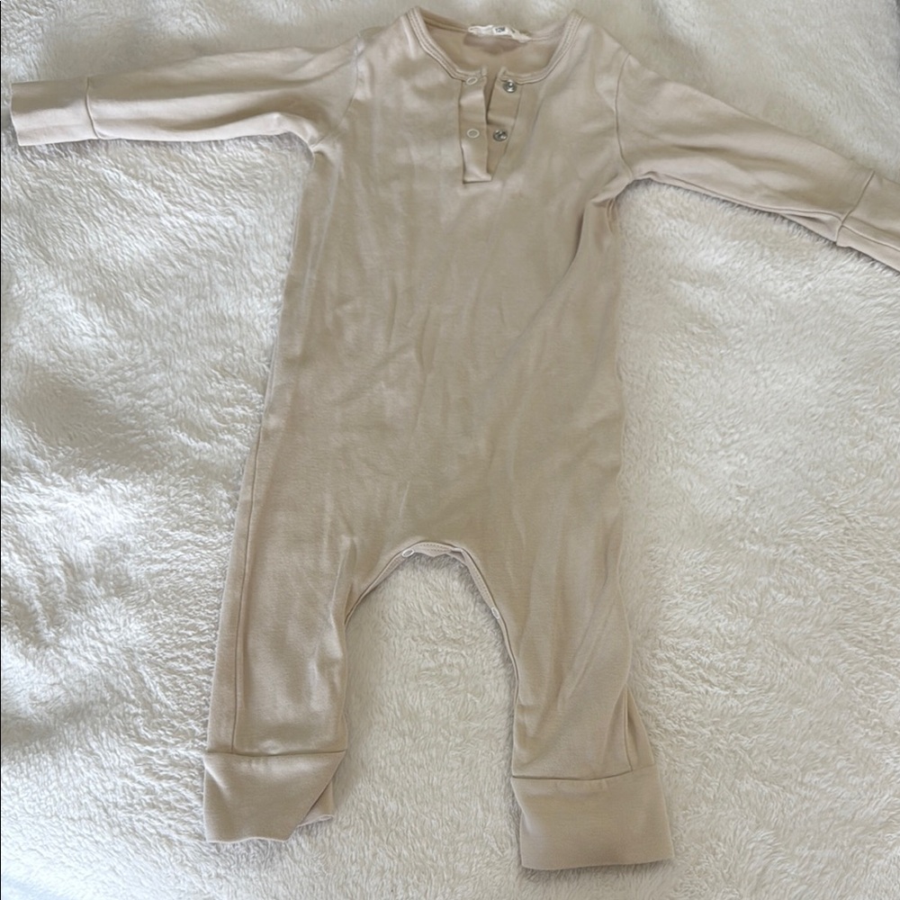 Luna and Arlo Cream Kids One Piece